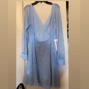 Light blue dress Azazie